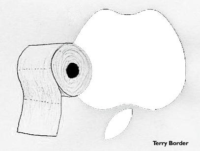 Terry Border Really Bent Objects Apple Bottom