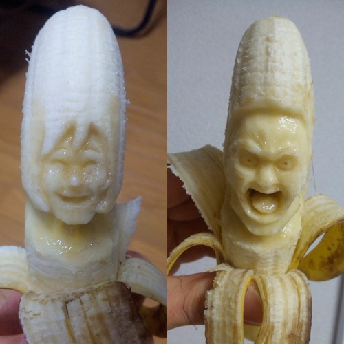 Creepy Banana Sculptures - Yamaden