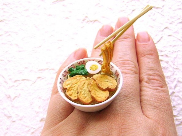 Food rings Souzou Creations Kawaii Cute Japanese Floating Ring - Chashumen - Ramen