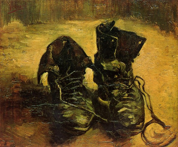 A Pair Of Shoes by Vincent Van Gogh