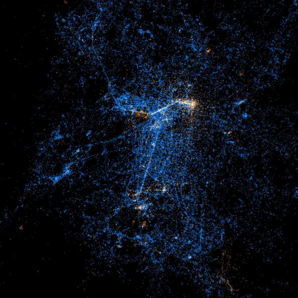 Social Networks Map Of Mexico City
