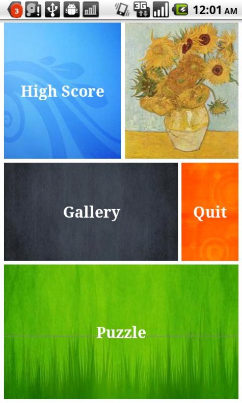 Van Gogh Gallery and Puzzle Android App
