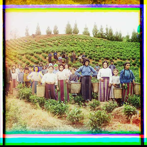 color photo 100 years old russian empire