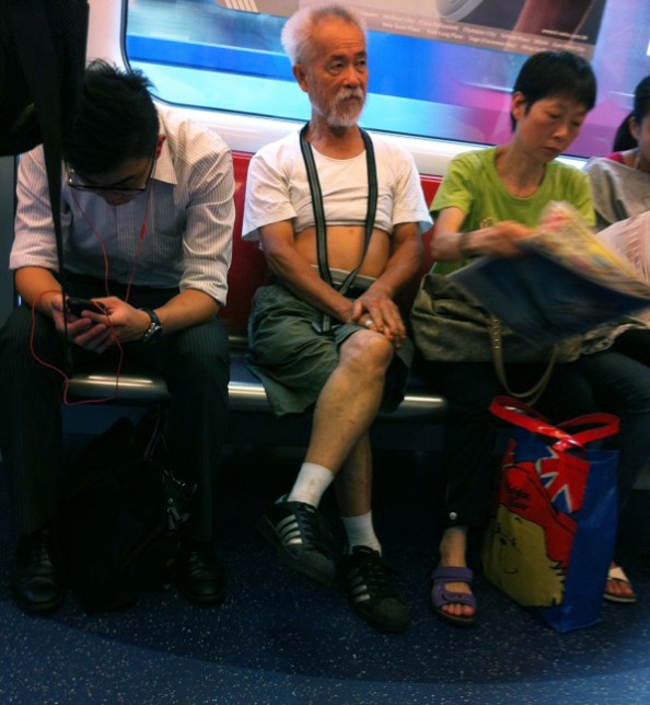 Accidental Chinese Hipsters in the Subway
