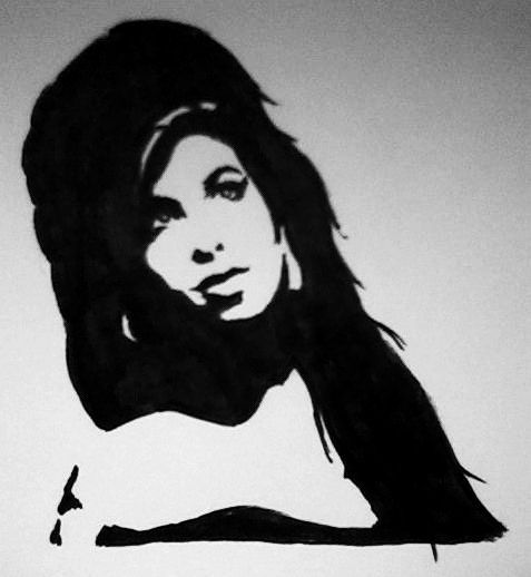 Amy Winehouse Fan Art Portrait Marker