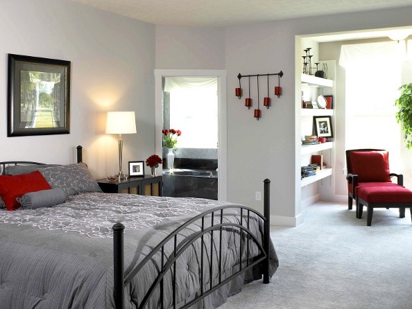 Interior Design Ideas Large Bedroom and Private Reading Corner