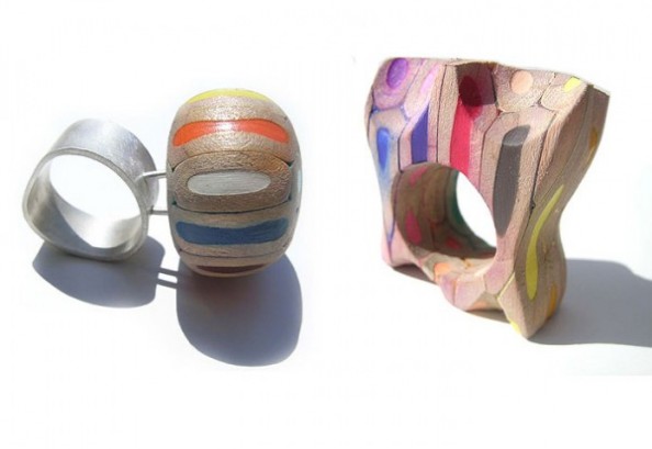 Crayon Rings by Cristina Bellucci