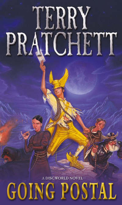 Terry Pratchett Going Postal Book Cover