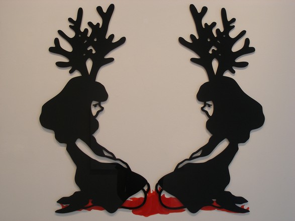 Marta Serna Art Twins of Bloody Horns