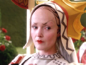 Miranda Richardson as the Queen of Hearts in Hallmark Version of Alice in Wonderland