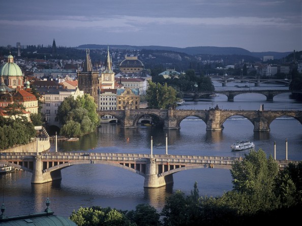 Overview of the Bridges on Vltava in Prague