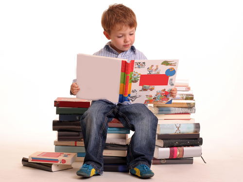 Kid Reading a Book