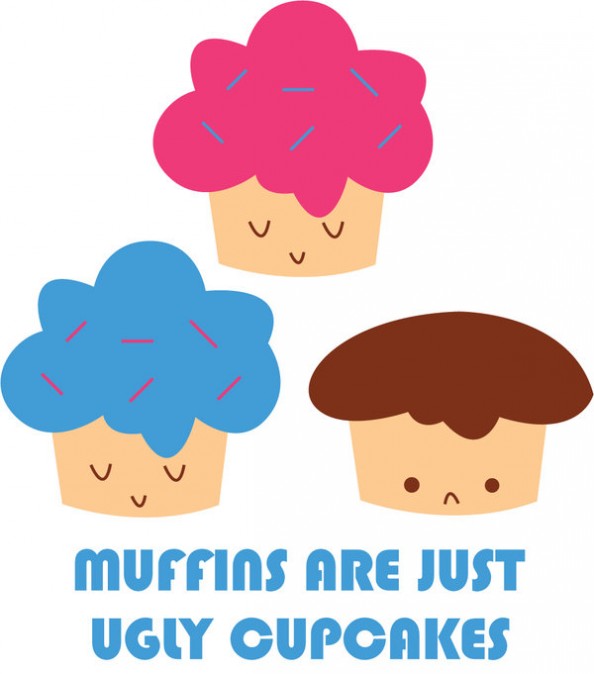 Muffins vs cupcakes