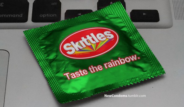 Branded Condoms Skittles