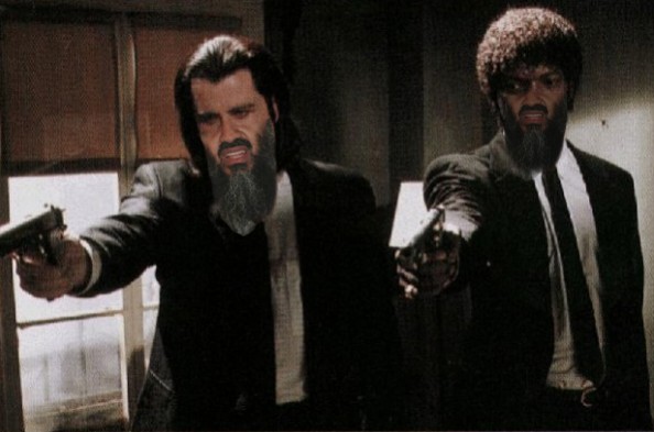 Osama Beard Frenzy Pulp Fiction Samuel Jackson John Travolta