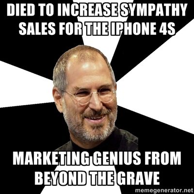 Steve Jobs Jokes Sympathy Sales