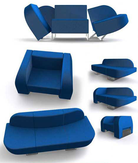 Transforming Furniture- Sofa into Chair