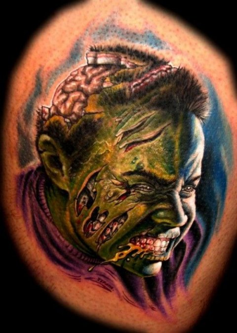 Zombies Monsters Tattoos Halloween10
