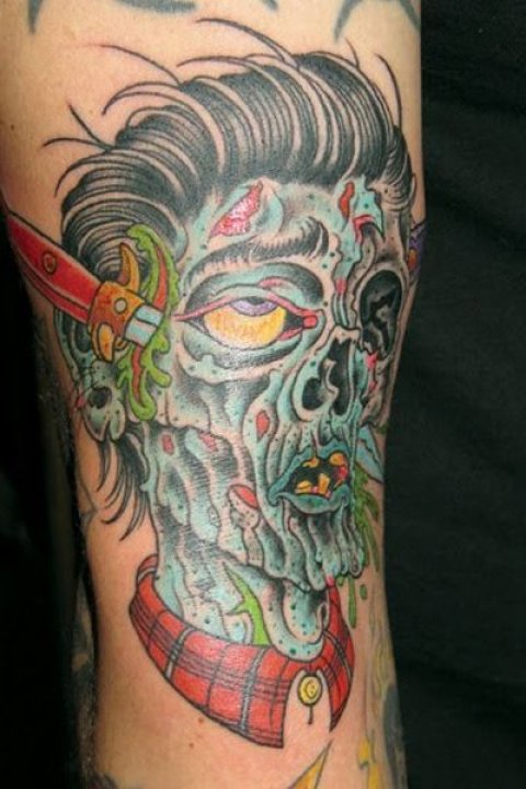 Zombies Monsters Tattoos Halloween12