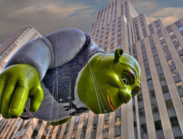 Macy's Thanksgiving Parade Day Shrek Balloon