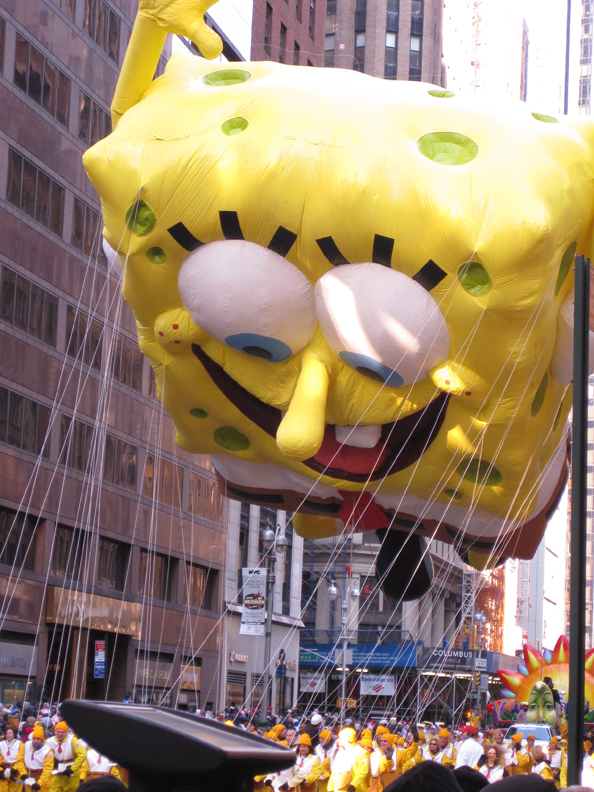 Macy's Thanksgiving Day Parade Sponge Bob Square Pants Balloon