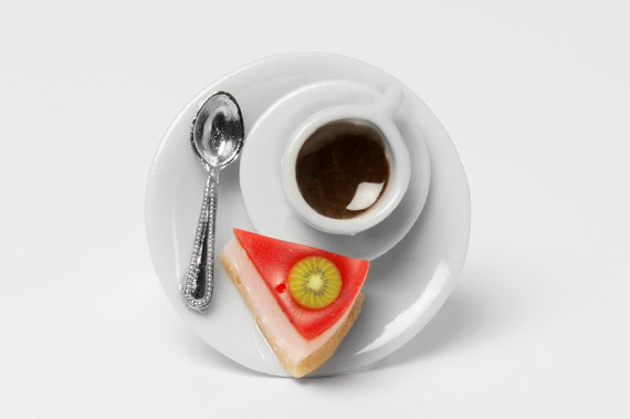 Tropical Cheesecake and a Cup of Coffee Ring