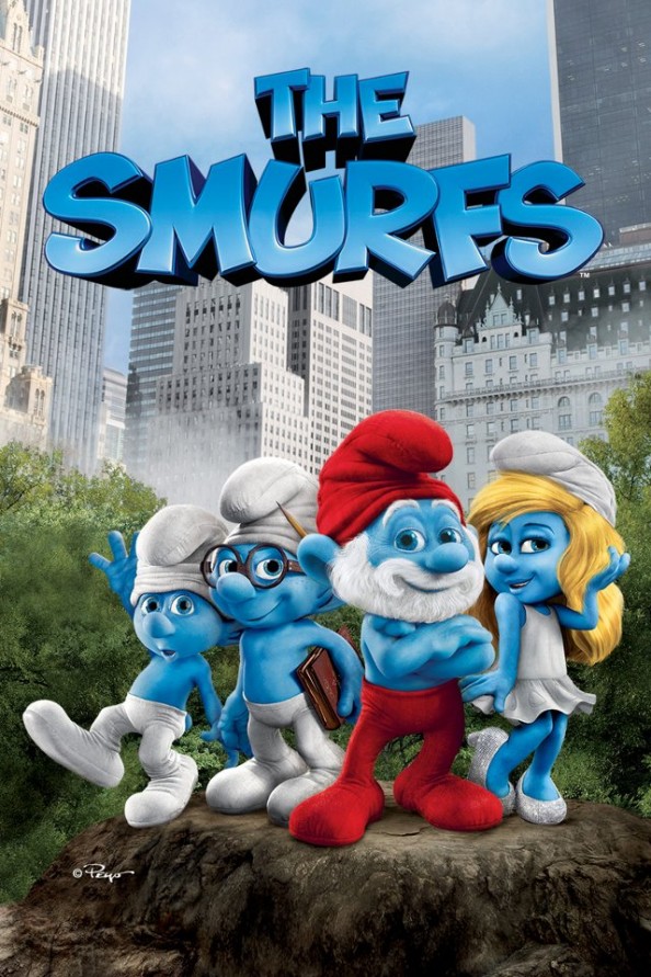 the smurfs 2011 movie poster
