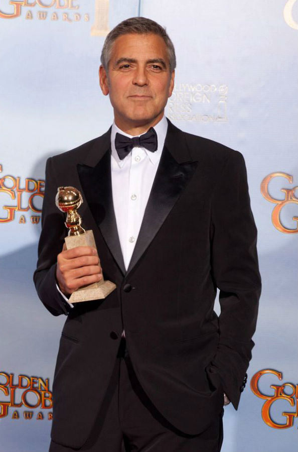 Geoge Clooney wins Golden Globe for Best Actor