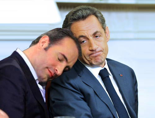 Jean Dujardin and Sarkozy