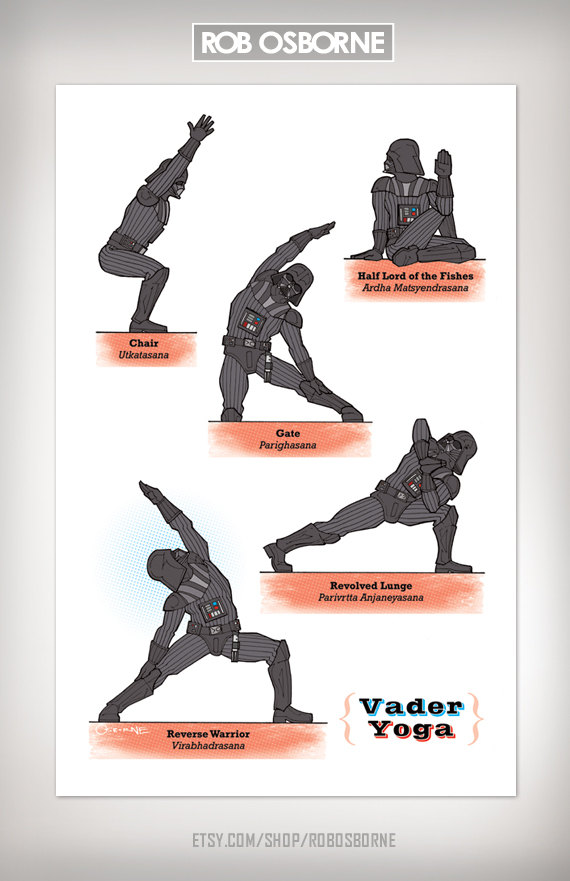 Star Wars Yoga Vader