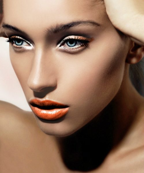 Spring Summer 2012 Make-up Trends Orange Eyes