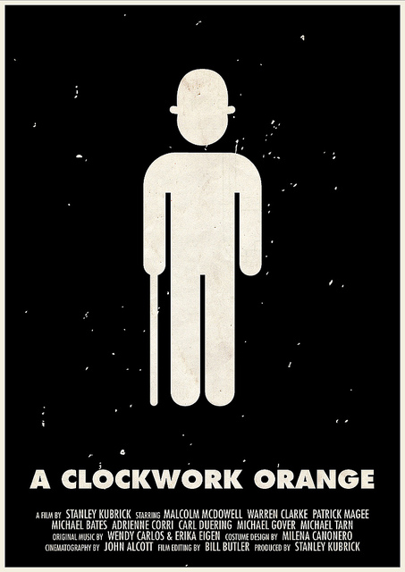 Victor Hertz Pictogram Movie Posters - A Clockwork Orange