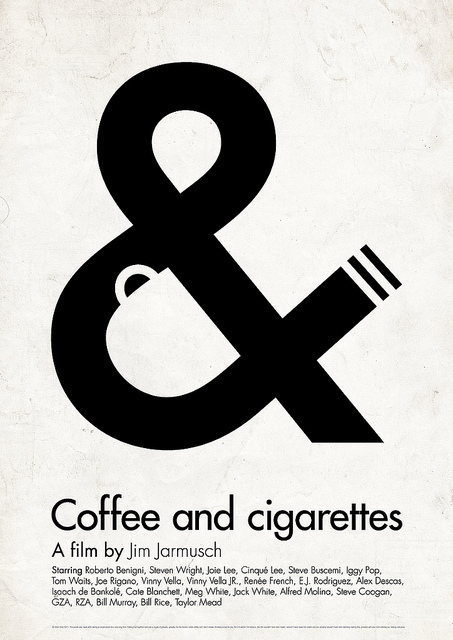 Victor Hertz Pictogram Movie Posters - Coffee and cigarettes