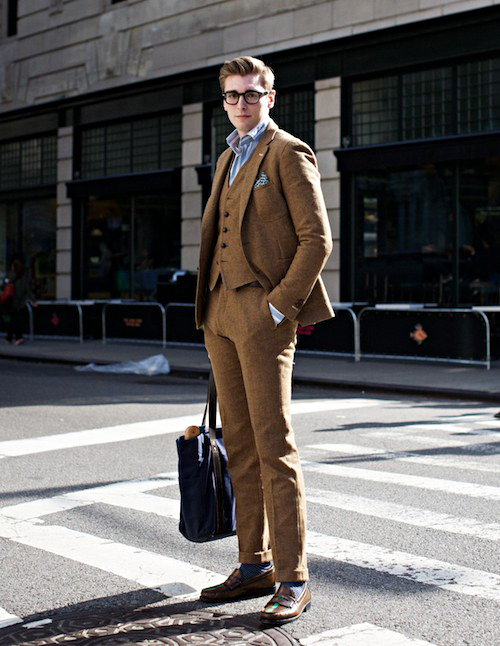 Fall Fashion for men Tweed Suit