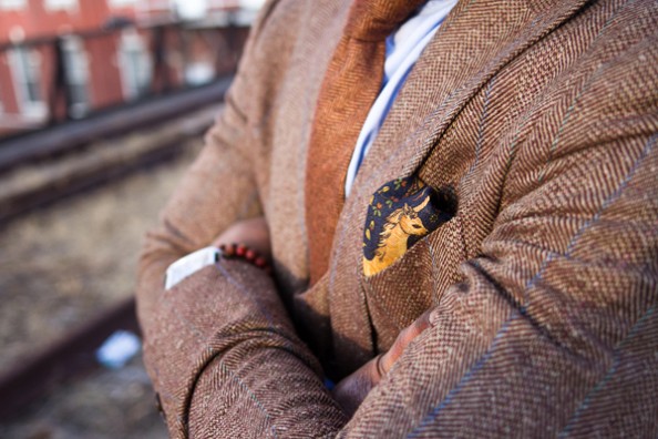Fall Fashion for men Tweed Suit and Tie