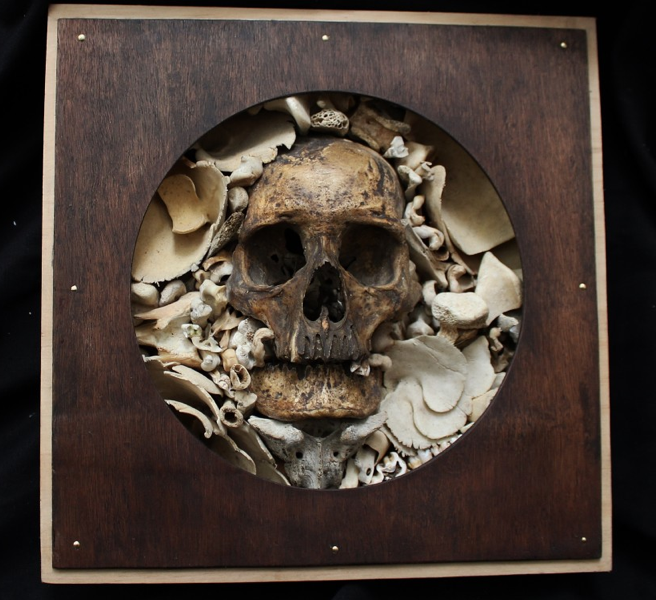 Skull Sculpture Bruce Mahalski
